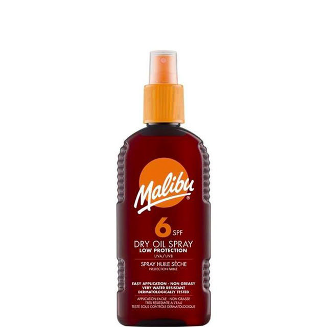 Malibu Dry Oil Spray SPF6, 200 ml.