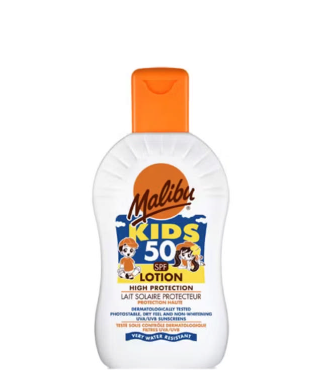 Malibu High Protection Kids Lotion SPF50, 200 ml.