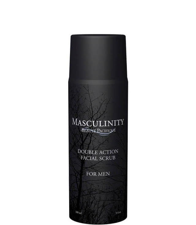 Beauté Pacifique Masculinity Double Action Facial Scrub All Skin Types, 100 ml.