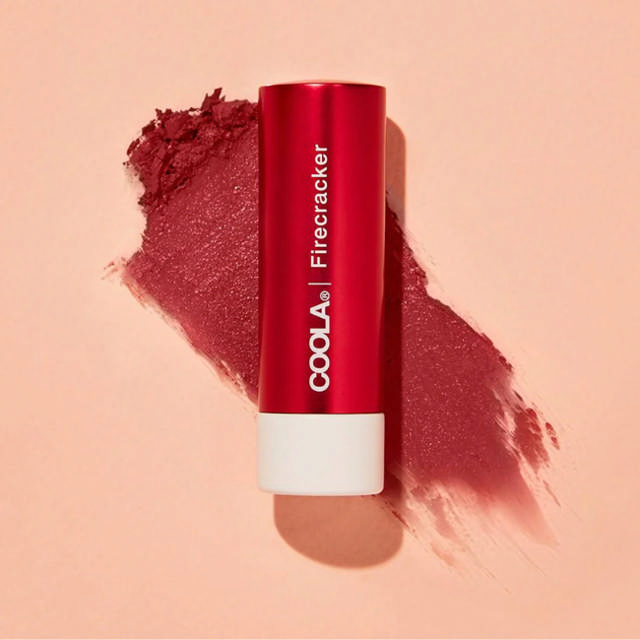 COOLA Mineral Liplux Tinted Lip Balm Firecracker Red SPF30, 4,4 ml.