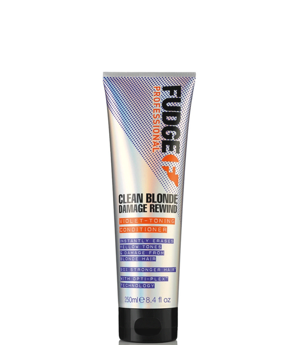 Fudge Clean Blonde Damage Rewind Violet-Toning Conditioner, 250ml