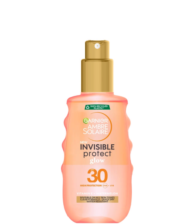 Garnier Ambre Solaire Invisible Protect Glow SPF30, 150 ml.