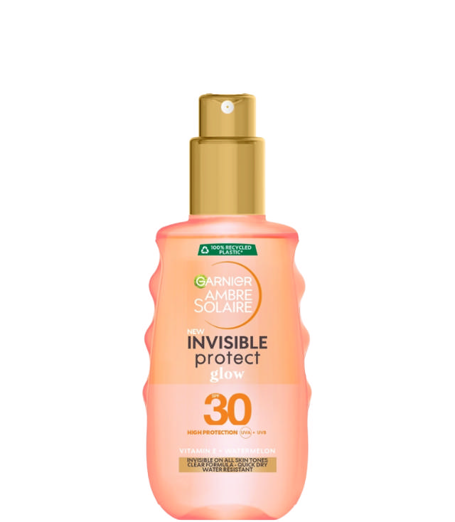 Garnier Ambre Solaire Invisible Protect Glow SPF30, 150 ml.