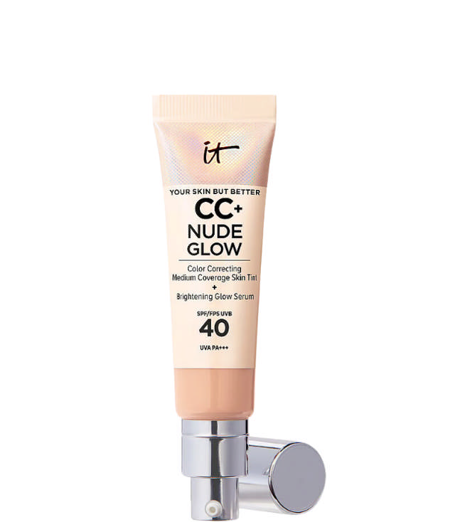 IT Cosmetics CC+ Nude Glow Lightweight Foundation + Glow Serum SPF40 Neutral Medium, 32 ml.