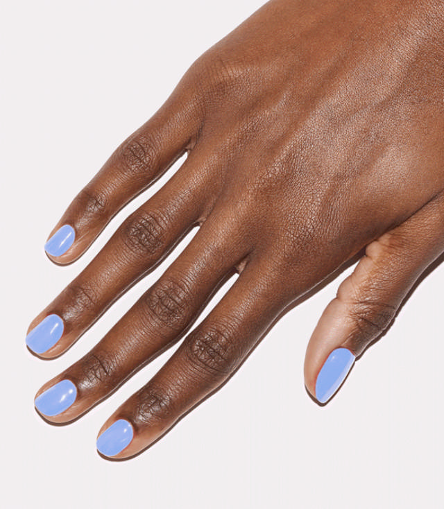 Le Mini Macaron Manicure Kit Fleur Bleue, 10 ml.