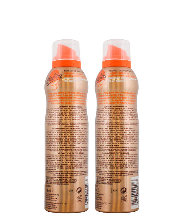 Malibu Continuous Fast Tanning Oil Spray, 175 ml.  