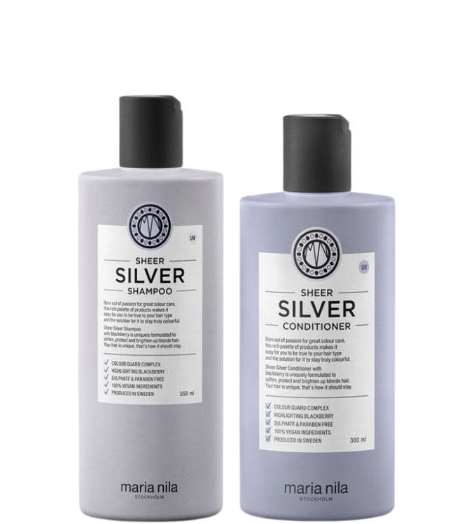 Maria Nila Sheer Silver Duo 300 + 350 ml.