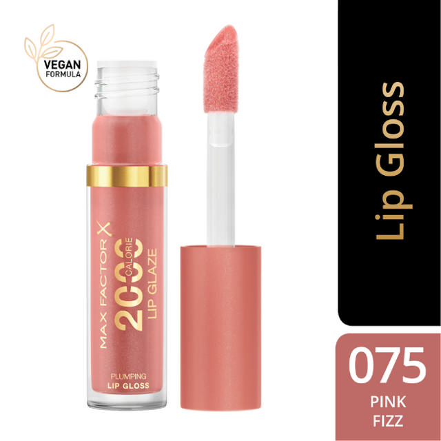 Max Factor 2000 Calorie Lip Glaze 075 Pink Fizz, 4,40 ml.