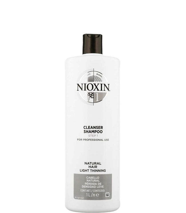 Nioxin 1 Cleanser Shampoo, 1000 ml.