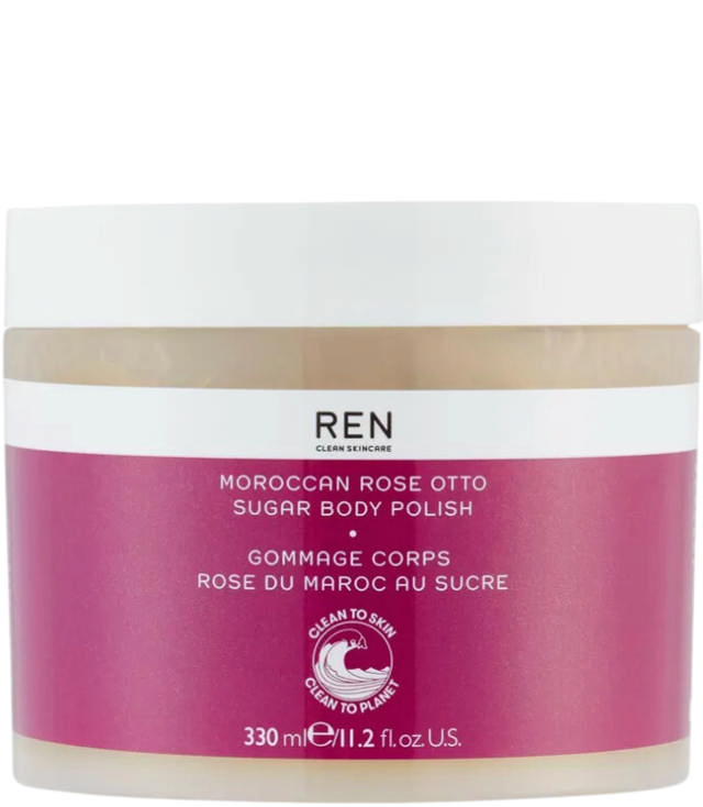 REN Moroccan Rose Otto Sugar Body Polish, 330 ml.