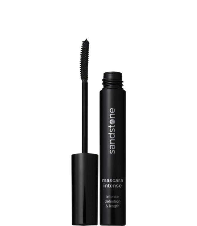 Sandstone Mascara Intense Vegan Brown, 9 ml.