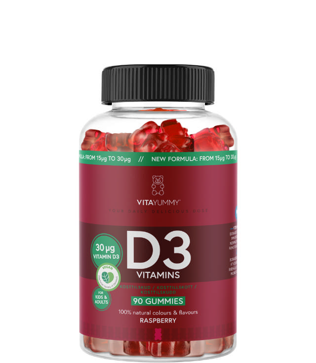 VitaYummy D3 (Raspberry) - 90 stk.