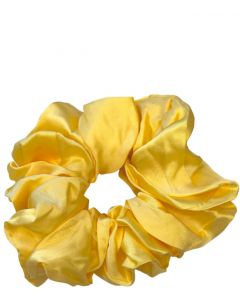 JA-NI Hair Accessories - Hair Scrunchies Large, The Yellow Satin 