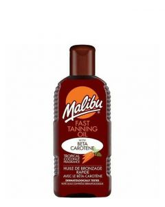 Malibu Fast Tanning Oil With Beta Carotene, 100 ml.