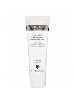 REN Skincare Flash Rinse 1 Minute Facial, 75 ml. 